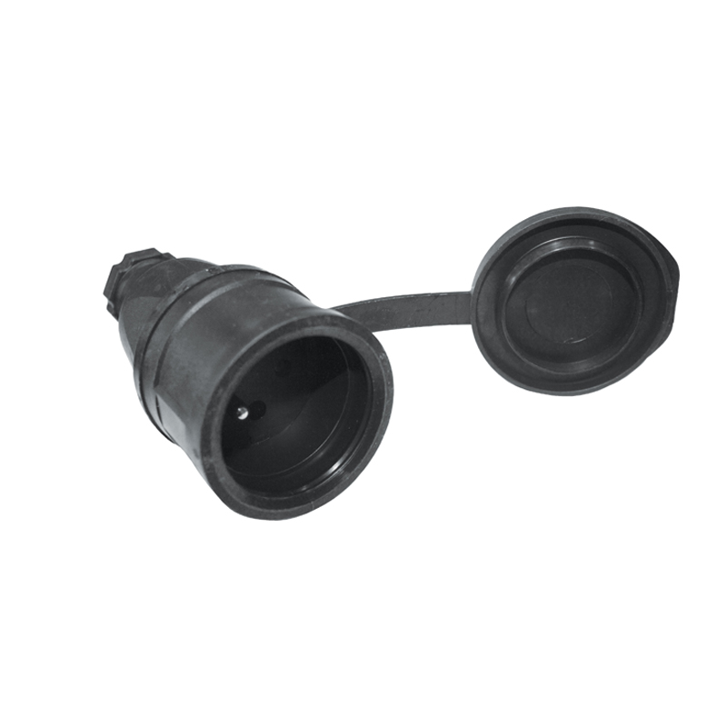 PRISE NOIR FEMELLE 10-16A IP44