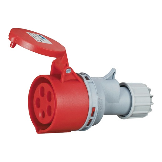 [PMFI.080] PRISE ROUGE FEMELLE 32AMP 380V 5 - IP44