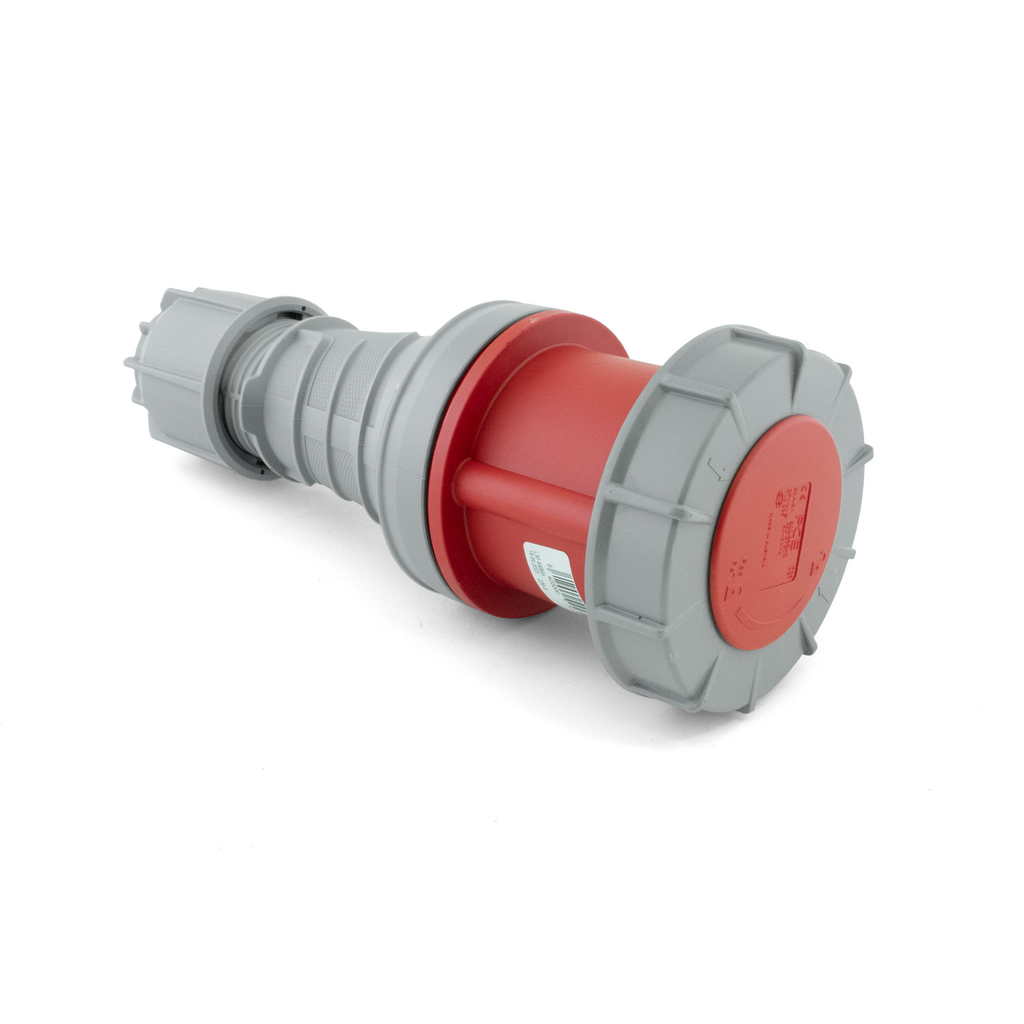 PRISE ROUGE FEMELLE 63AMP 380V 5 POLE - IP67
