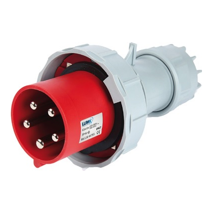 RODE STEKKER 63AMP 380V 5 - IP67