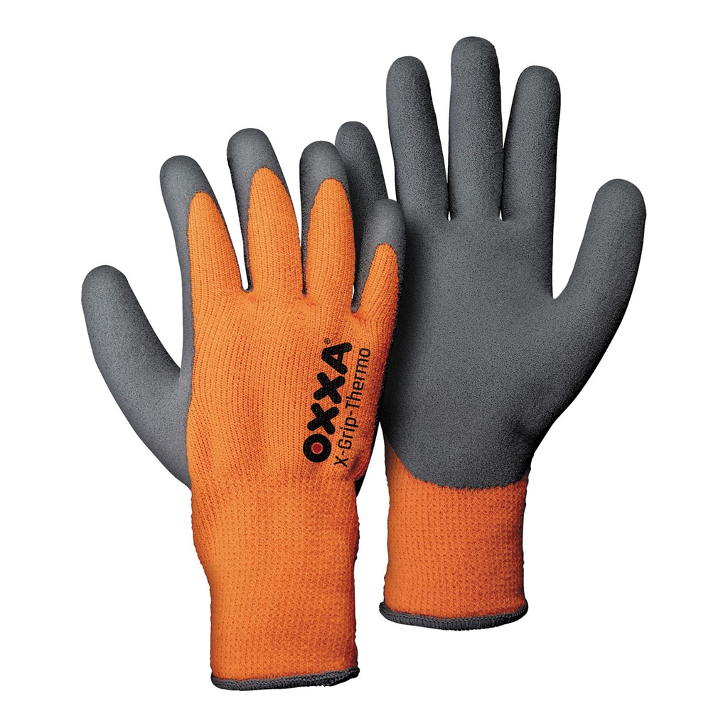 HANDSCHOEN  WINTER TOP LATEX FOAM ORANJE M10 1/12/72