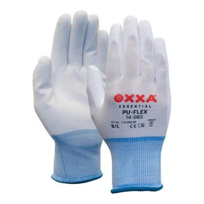 HANDSCHOENEN  PU FLEX  WIT 10 - 1/12/240