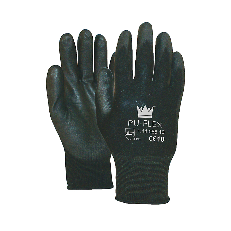 GANTS PU FLEX NOIR T10 1/12/240
