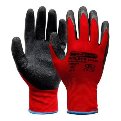 GANTS LATEX ROUGE 9 .1/12/240