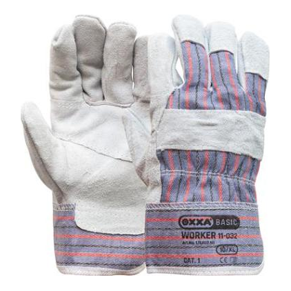 [PMGAVA.BL] HANDSCHOENEN BLAUW LEDER