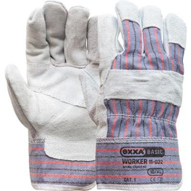 [PMGAVA.BL] HANDSCHOENEN BLAUW LEDER