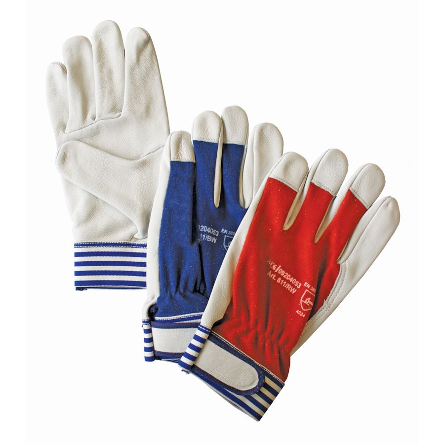 [PMGAVELCRO.10] HANDSCHOENEN NAPPALEDER BLAUW VELCROSLUITING 10 - 1/12/240