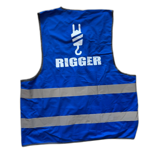 [PMHA150] BLAUW VEILIGHEIDSVEST + RIGGER L/XL 1/50