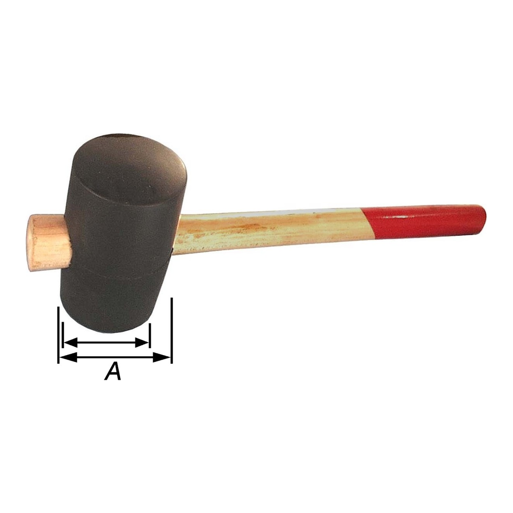 RUBBER HAMER Ø 90MM
