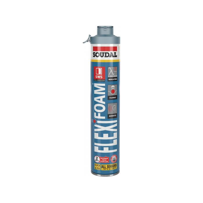 [PMMOT.033] SCHUIM FLEXIFOAM ISOLATIE CLICK&FIX 750 ML 1/12