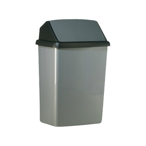 POUBELLE MISTRAL SWING PVC 25L GRIS