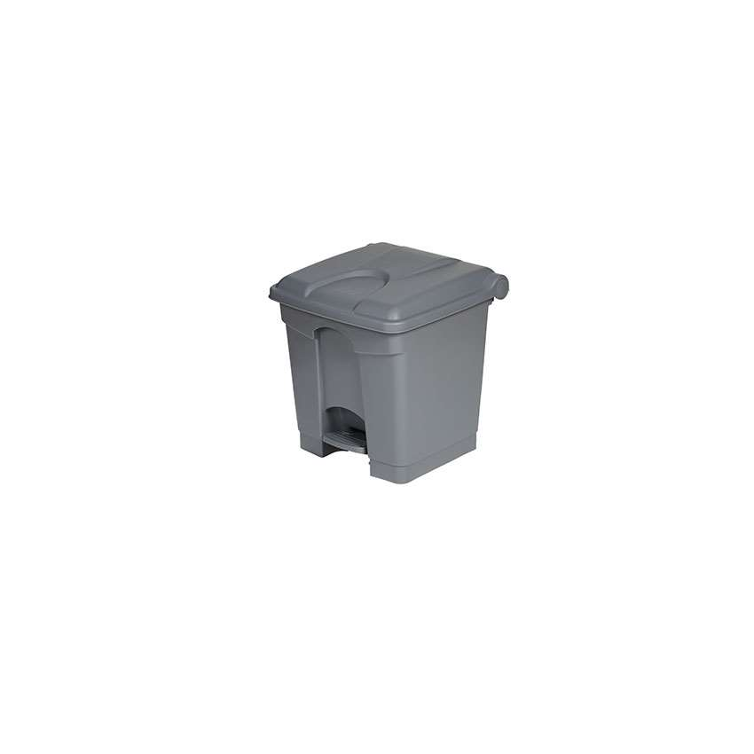 POUBELLE PEDALE 3OLITRE PLASTIC BLANC