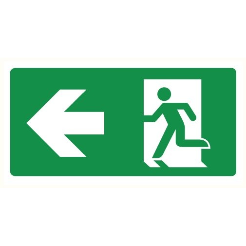 [PMPAN.020] PICTOGRAM NOODUITGANG LINKS