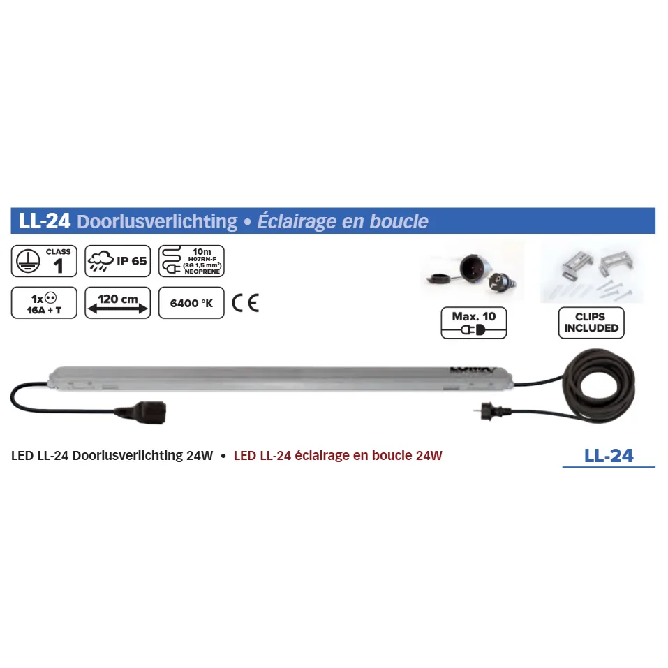 ECLAIRAGE EN BOUCLE LED LL-24 /24W