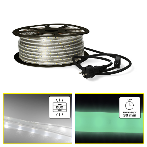 ROULEAU FLEXLIGHT LSF-50D 350W 50M BLANC (2X60 LED + 600 LUMEN /M)