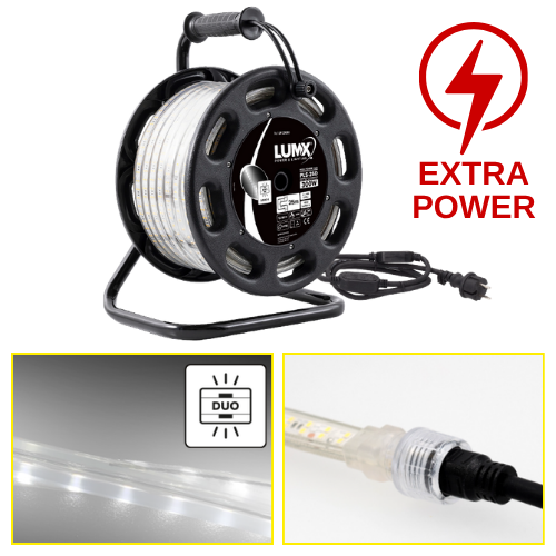 [PMPH.072] FLEXLIGHT ROL PLS-25D 300W 25M WIT EXTRA POWER (2X180 LED + 1200 LUMEN /M)