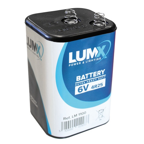 [PMPH.500] BATTERIJ VIERKANT DAIMON 6V 4R25
