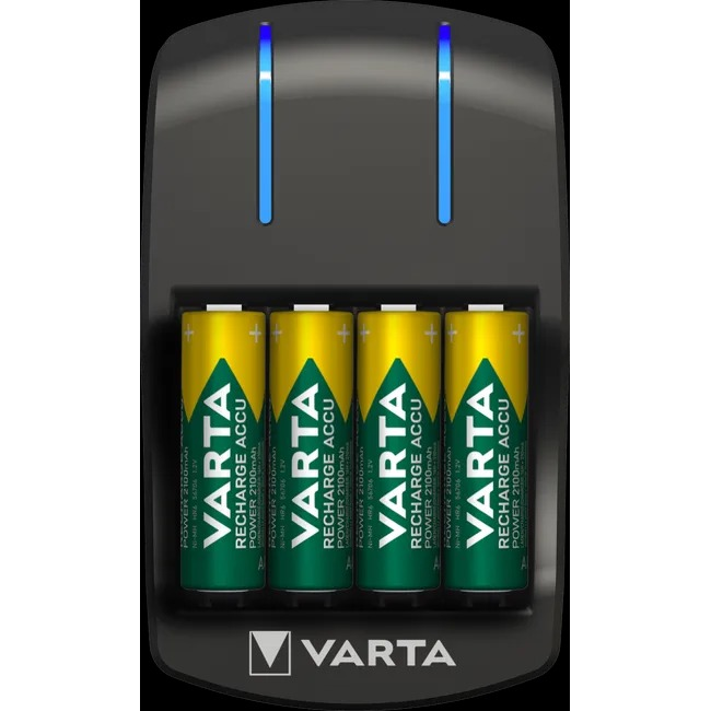 [PMPH.620] POCKET CHARGER + 4 HERLAADBARE BATT. AA 2500 MAH