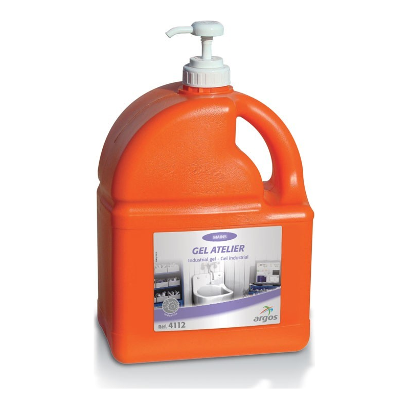 HANDZEEP GEL ORANJE MET POMP 3L