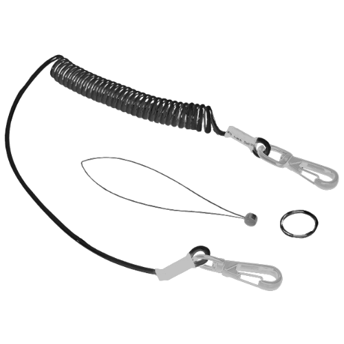 [PMSAC.075] SANGLE ELASTIQUE DE SECURITE ANTI- CHUTE OUTILS 3KG NOIR