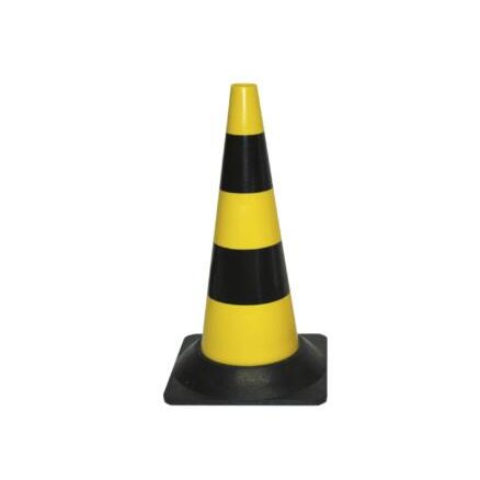 [PMSIG.002] SIGNALISATIEKEGEL ZW/GEEL 50CM