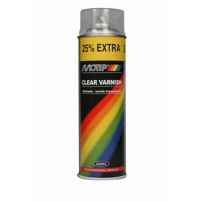 SPUITBUS VERF 400 ML TRANSPARANT VERNIS