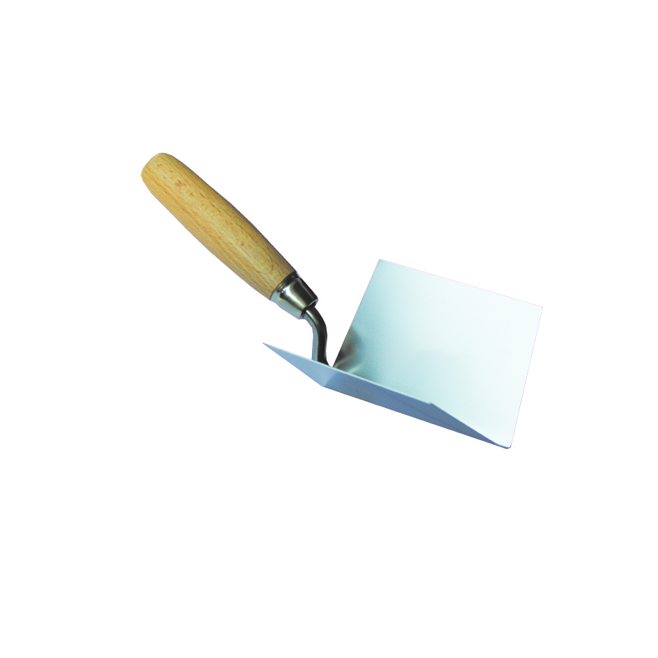 [PMTRCOIN.90] TRUELLE D'ANGLE INOX ANGLE INTÉRIEUR 80 X 60 X 60 MM