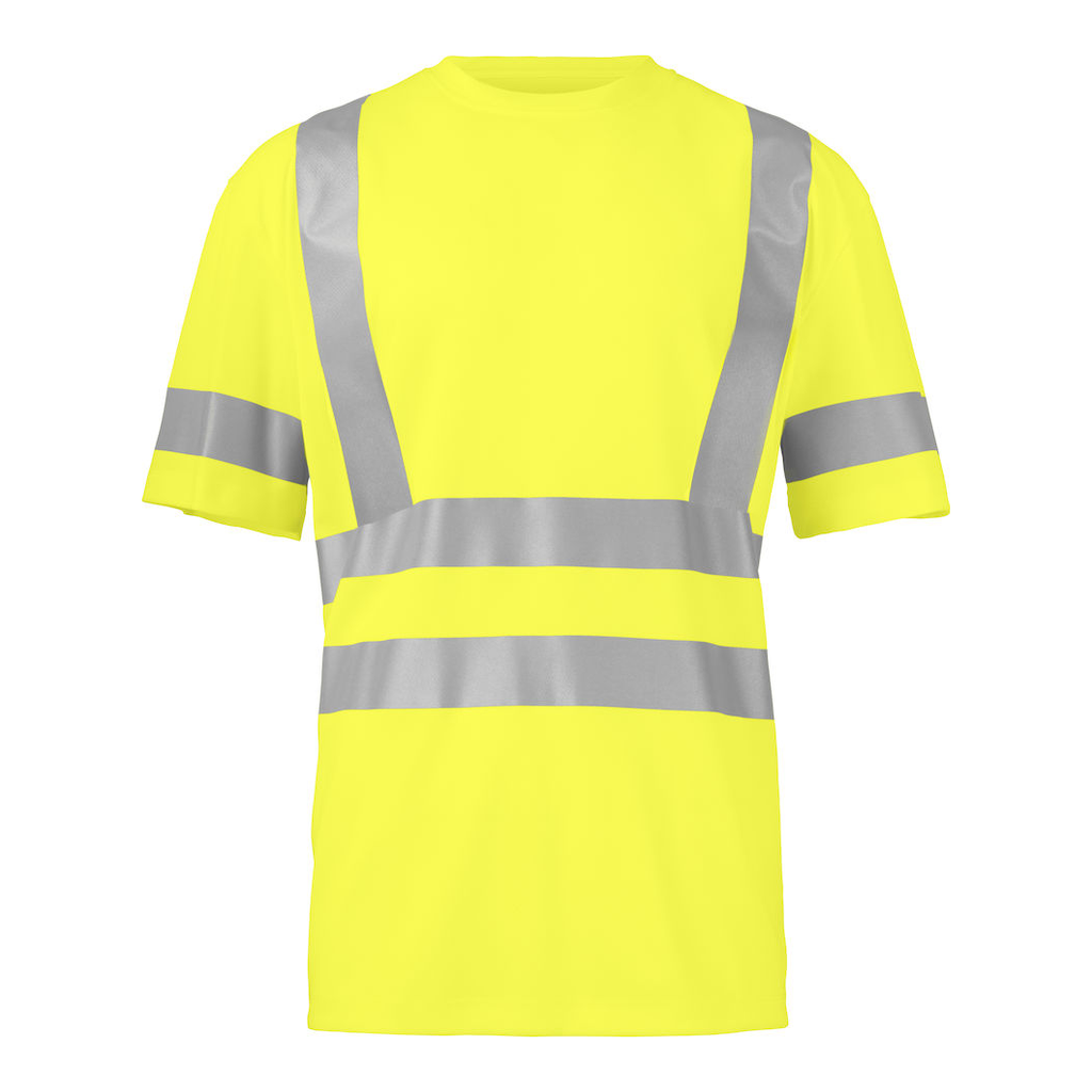 [PMVETT.110] SIGNALISATIE TSHIRT FLUO GEEL GEEK SUVA S-3XL