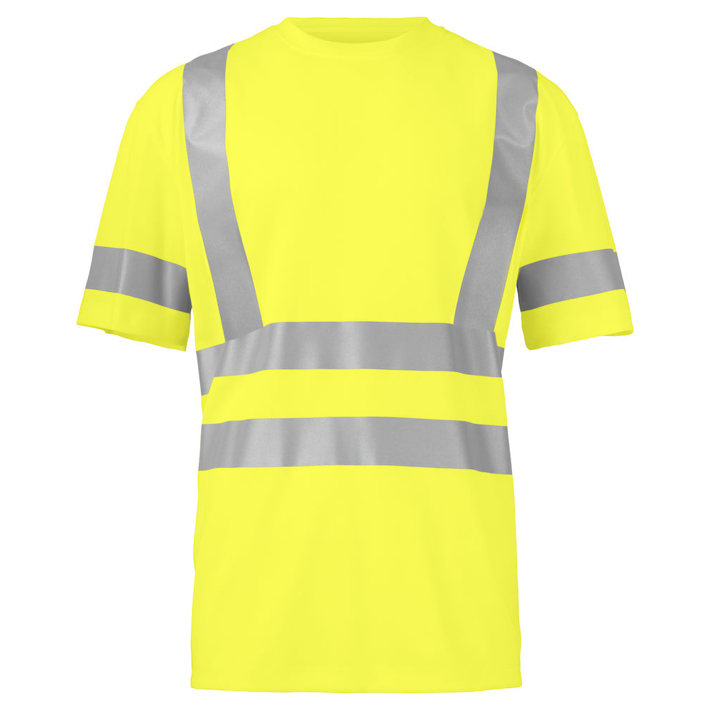 T-SHIRT SIGNALISATION FLUO JAUNE GEEK SUVA S-3XL