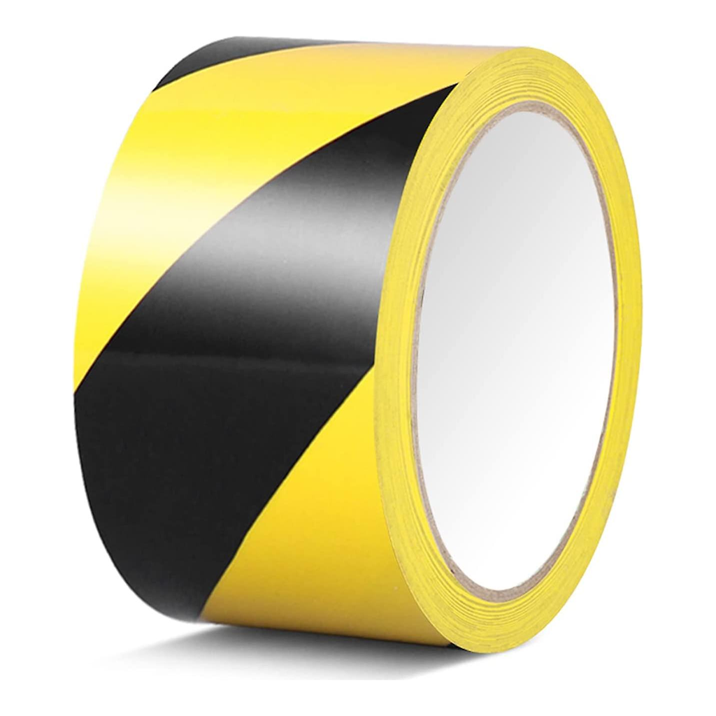 HAZARD TAPE 50MMX33M NOIR/JAUNE 1/36
