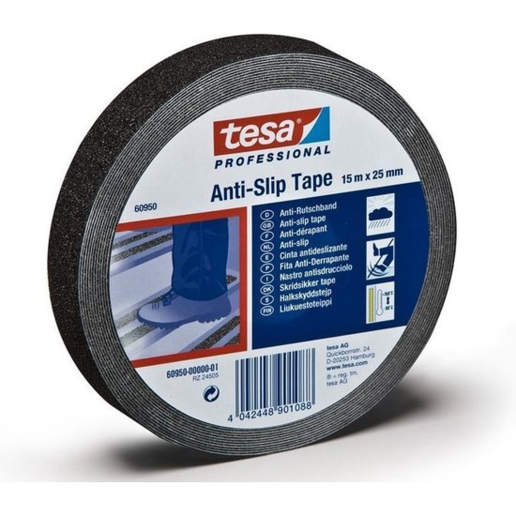 TESA ANTISLIP 25MM X 15M NOIR 1/6/36