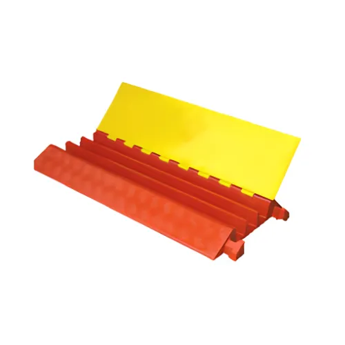 PASSE-CÂBLE 3 CANAUX 40 TONNE ROUGE/JAUNE