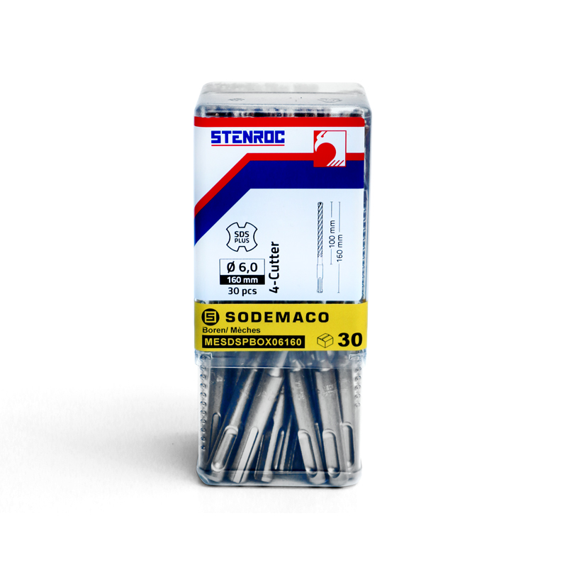 MECHES BETON SDS-PLUS BOX  4 TAILLANTS