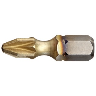 BITS TIN POZIDRIV SCHROEVEN