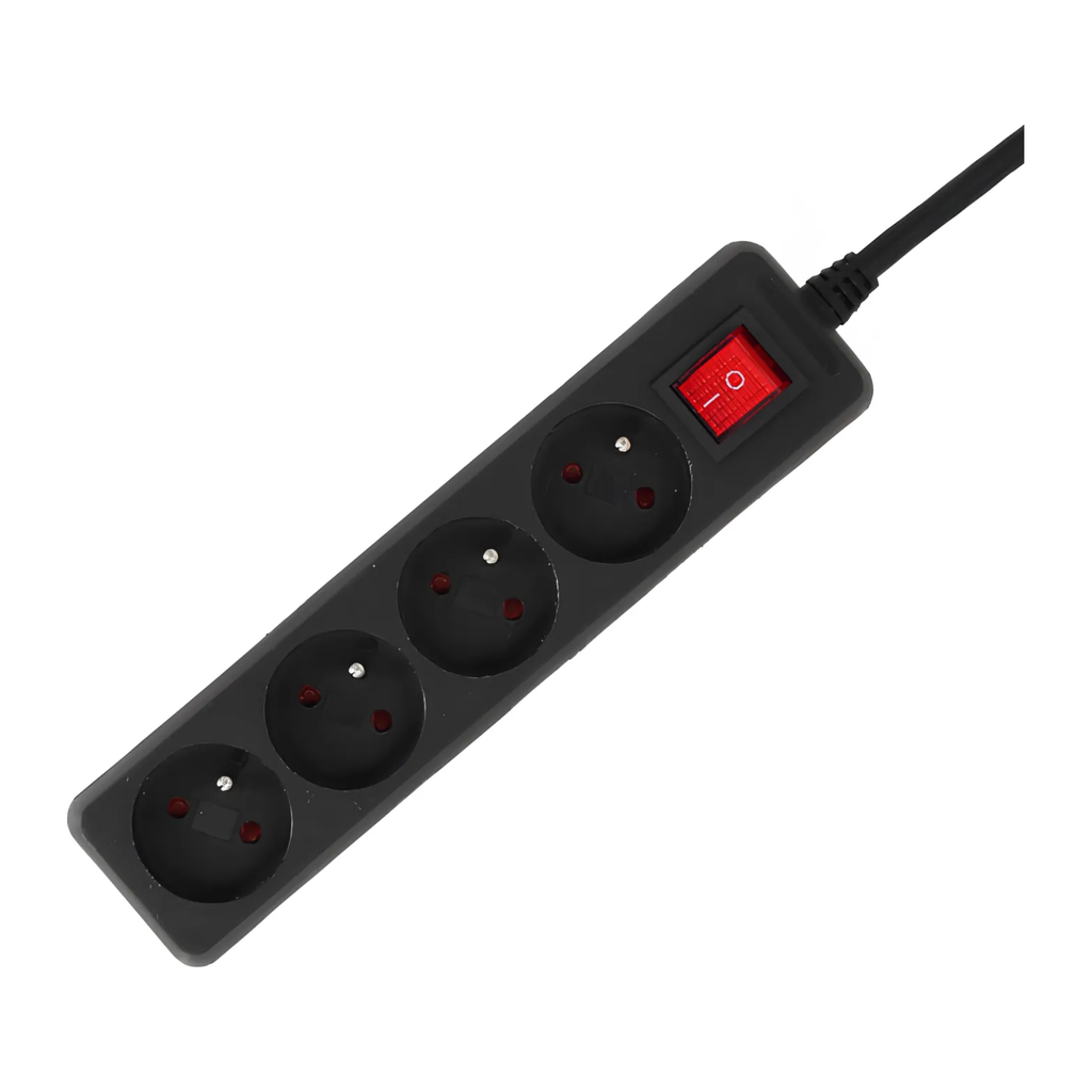 STEKKERDOOS MET KABEL EN SCHAKELAAR