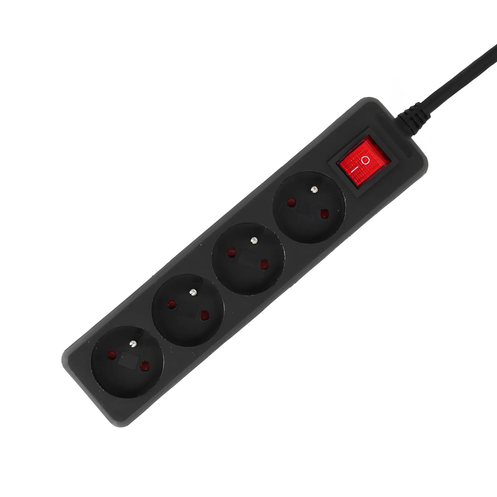 STEKKERDOOS MET KABEL EN SCHAKELAAR