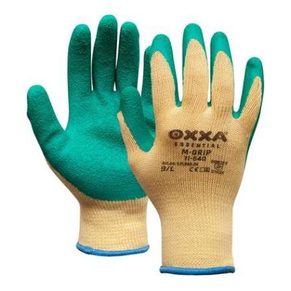 GANT TRICOT VERT CAOUTCHOUC M-SAFE