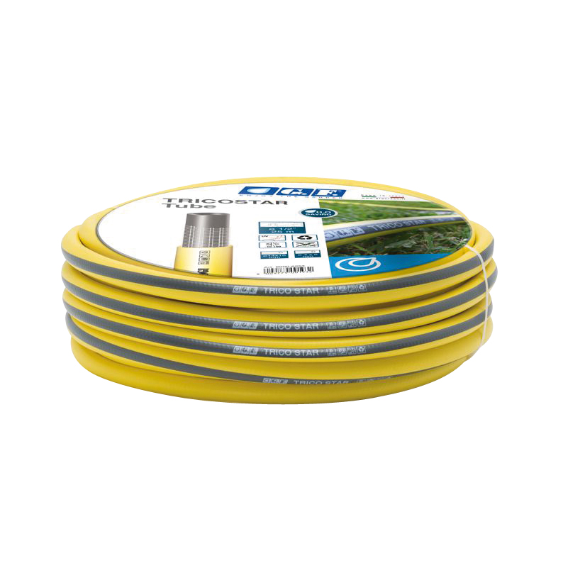 TUYAU D'ARROSAGE TRICO STAR 50M JAUNE
