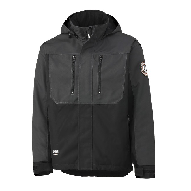 VESTE HH BERG JACKET NOIR/GRIS