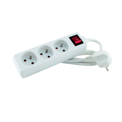STEKKERDOOS MET KABEL EN SCHAKELAAR
