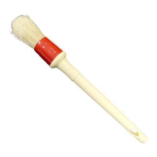 PINCEAU ROND MANCHE PLASTIQUE SOIE BLONDE