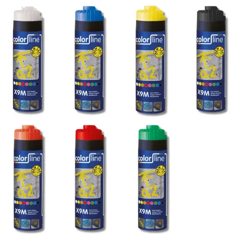 MARKEERVERF SPRAY X9M 500ML 1/12